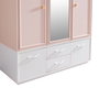 Hanah Home Armario Rosa y Blanco